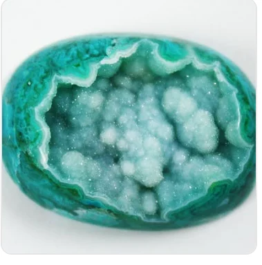A cut and polished gemstone from Cindy’s collection